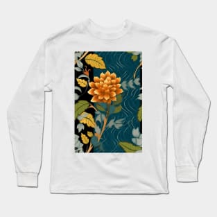 Golden Chrysanthemum Long Sleeve T-Shirt
